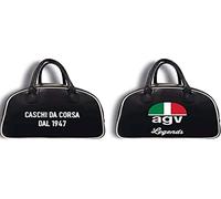 AGV Casco Unisex Adult Legends para Moto, Color Negro