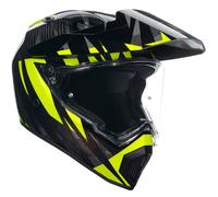 AGV Cascos AX9 Steppa Carbon Grey / Yellow Fluo XXL
