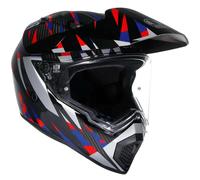 AGV Cascos AX9 Steppa Carbon / Red / Blue L