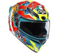 AGV K1 S Rossi Mugello 1999, casco integral S male Azul Claro/Rojo/Amarillo Neón