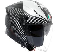 Casco Jet AGV K5 JET EVO Control Matt Black/White