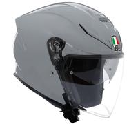 AGV - K5 Jet EVO E2206, Casco Moto Jet, Unisex, Nardo Grey, XL