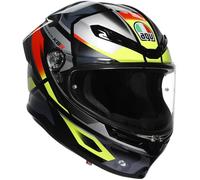 AGV K6 S Erazer Casco, gris-amarillo, tamaño S para Hombres