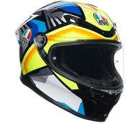 AGV Cascos K6 S Joan Mir Black / Blue / Yellow S