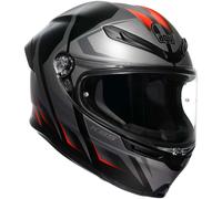AGV Cascos K6-S Karve Matt Black / Grey / Red L