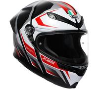 AGV Cascos K6-S Karve Matt Black / White / Red XL