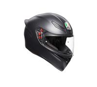 AGV E2205 K1 Solid Casco Moto Integral, Hombre, Negro Mate, XS
