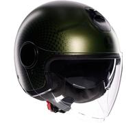 AGV Eteres Andora Casco Jet, negro-verde, tamaño XL para Hombres