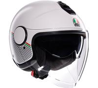 AGV Eteres Capoliveri Casco Jet, blanco, tamaño XS para Hombres