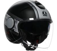 AGV Eteres Mondello, casco jet XXL male Mate Negro/Gris