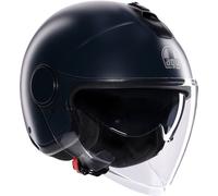 AGV Eteres Mono, casco jet XS male Mate-Azul Oscuro