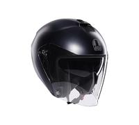 AGV IRIDES E2206 Casco Moto Jet Unisex, Absorción del Sudor, Visera antiarañazos y Anti-UV, Matt Ardesia Grey, M