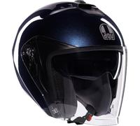 AGV Irides Mono Casco Jet, azul, tamaño XL para Hombres