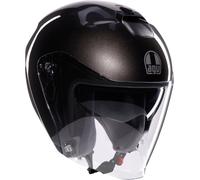 AGV Irides Mono Casco Jet, gris, Talla S (55/56)
