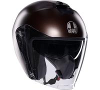 AGV Irides Mono Casco Jet, Mate de bronce, Talla XS (53/54)