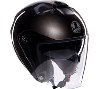 AGV Irides Mono, casco jet XXL female Gris Oscuro