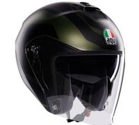 AGV Irides Sakai Casco Jet, verde mate, Talla XXL (63/64)