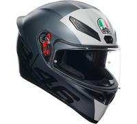 AGV K1 S Limit 46, casco integral XL male Mate Gris/Blanco/Negro