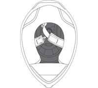 AGV K-1 S S26 Almohadillas de corona para casco, Talla XS