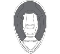 AGV K-3 SV Almohadillas para las mejillas, negro, Talla S