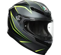 AGV K-6 Flash casco, negro/gris/verde, Talla XS (53/54)