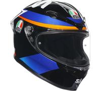 AGV K-6 S Marini Sky Racing Team 2021 Casco, negro/azul, Talla XXL (63/64)