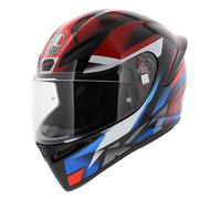 AGV K1 S Fastlap Casco, negro-rojo-azul, tamaño M para Hombres
