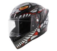 AGV K1 S casco Lyzard mate negro gris rojo