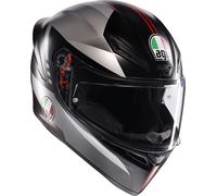 AGV K1 S Lap Casco, negro mate/rojo, Talla XXL (63/64)