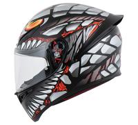 AGV K1 S Lyzard Casco Integral Mate/Negro/Gris/Rojo S unisex