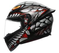 AGV K1-S MOTOCICLETA MOTO LIZARD - NEGRO/GRIS/ROJO