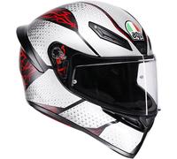 AGV K1 S Speedarmor Casco, negro-gris-rojo, tamaño M para Hombres