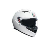AGV K3 Mono White Casco, blanco, tamaño M para Hombres