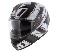 AGV K3 Rivia Casco, Nero/Bianco, L (59/60)