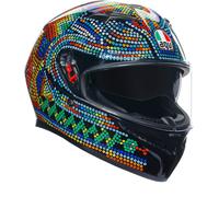 AGV K3 Rossi Winter Test 2018 Casco, multicolor, tamaño XS para Hombres
