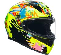 AGV K3 Rossi Winter Test 2019 Casco, multicolor, tamaño L para Hombres