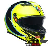 AGV K3 Rossi Winter Test Phillip Island 2005 - Free Dark Visor Motorb