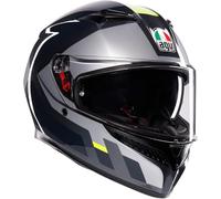 AGV K3 Shade 22.06 Casco, Grigio, L (59/60)