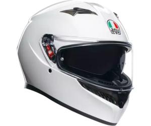 AGV K3 Sol - Casco de Moto Integral ECE con Spoiler y Visera UV Resistente a los arañazos, con Interphone Ready Hombre