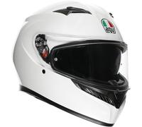 AGV K3 Solid Mono White Moto Casco Blanco Brillo XL