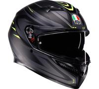 AGV K3 Syth Casco, Nero Opaco/Giallo, L (59/60)