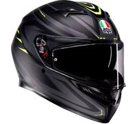 AGV K3 Syth S26, casco integral XL female Mate Negro/Amarillo Neón