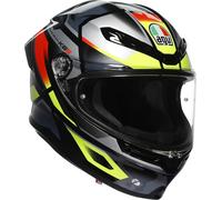 AGV K6 S Erazer Casco, gris-amarillo, tamaño XS para Hombres