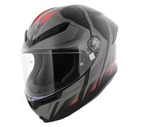 AGV K6 S Karve Casco, Nero Opaco/Grigio/Rosso, L (59/60)