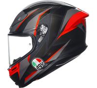 AGV Cascos K6 S Slashcut Black / Grey / Red XL