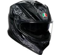 AGV K7 Damascus, casco integral XL male Negro/Plata
