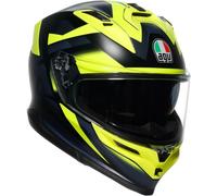 AGV K7 Glimpse Casco, negro/amarillo, Talla L (59/60)