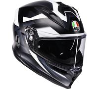 AGV K7 Glimpse Casco, negro mate/blanco, Talla XS (53/54)