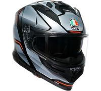AGV K7 Jaeger, casco integral XL male Negro/Plata/Rojo