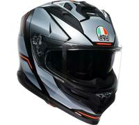 AGV K7 Jaeger S26, casco integral XXL female Negro/Plata/Gris Claro/Rojo